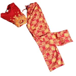 Guy Harvey Blue Water Drawstring Elastic Waist Jogger Style Pants PJ Bottom S